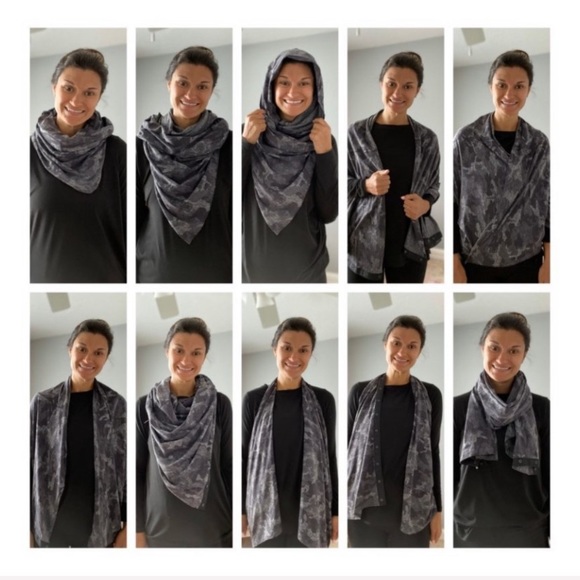 🎁Lululemon Vinyassa Cotton Scarf-Incognito… - Picture 11 of 12